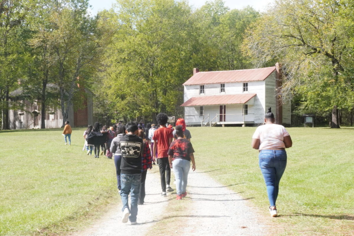 Mr. James Finnegans American History students trod a path of discovery.